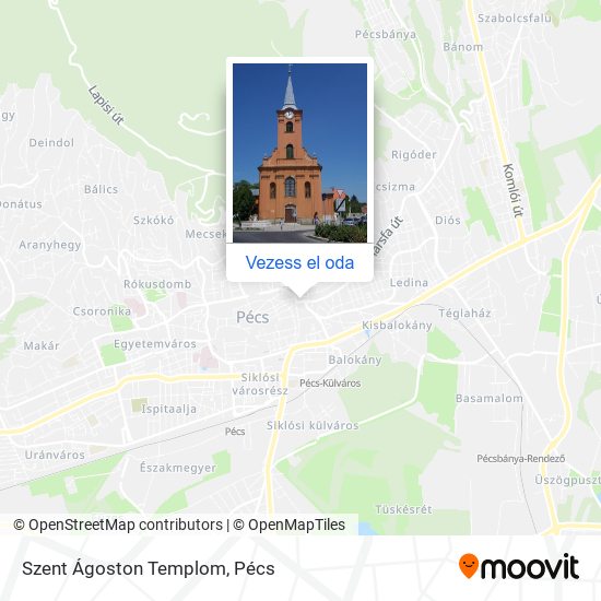 Szent Ágoston Templom térkép