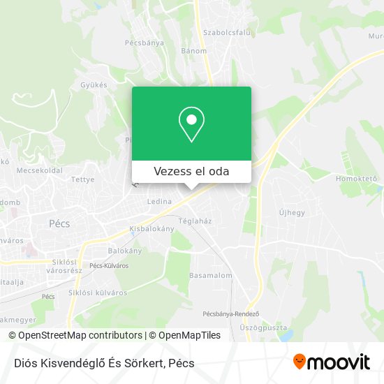 Diós Kisvendéglő És Sörkert térkép