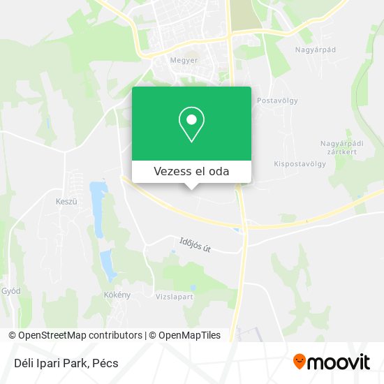 Déli Ipari Park térkép
