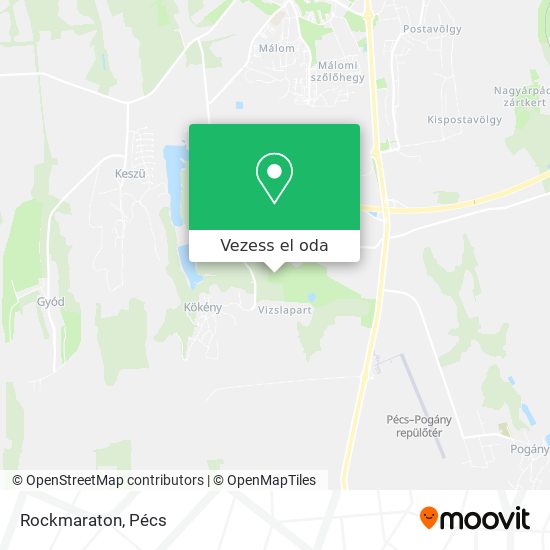 Rockmaraton térkép