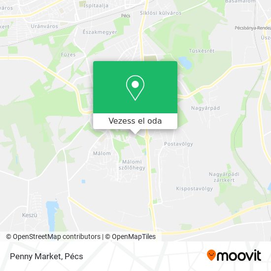Penny Market térkép