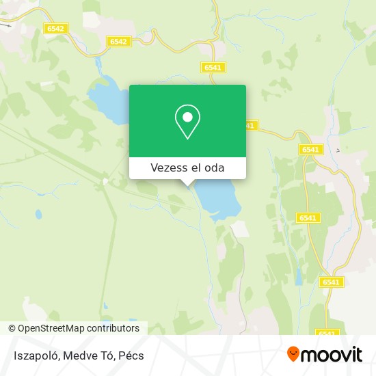 Iszapoló, Medve Tó térkép