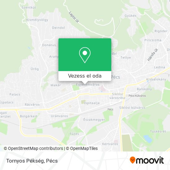 Tornyos Pékség térkép