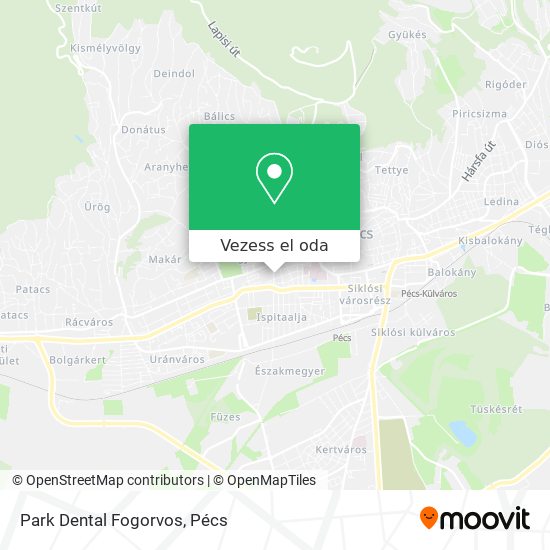 Park Dental Fogorvos térkép