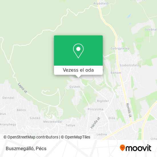 Buszmegálló térkép