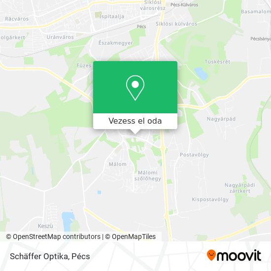 Schäffer Optika térkép