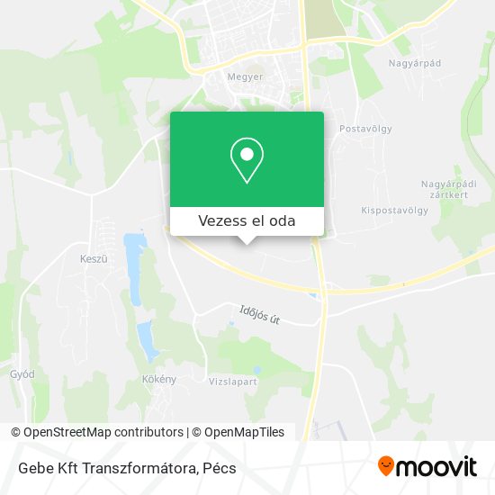 Gebe Kft Transzformátora térkép