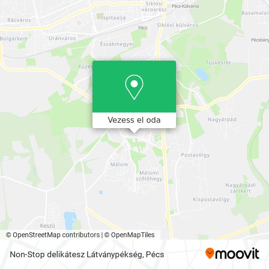 Non-Stop delikátesz Látványpékség térkép