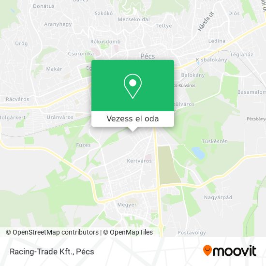 Racing-Trade Kft. térkép