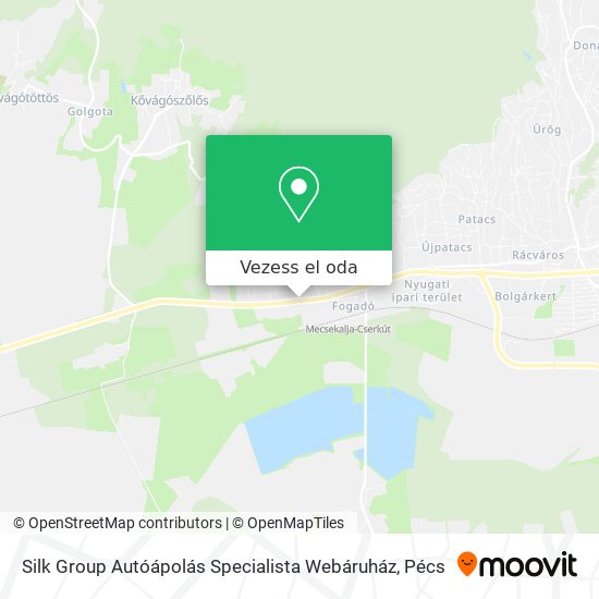 Silk Group Autóápolás Specialista Webáruház térkép