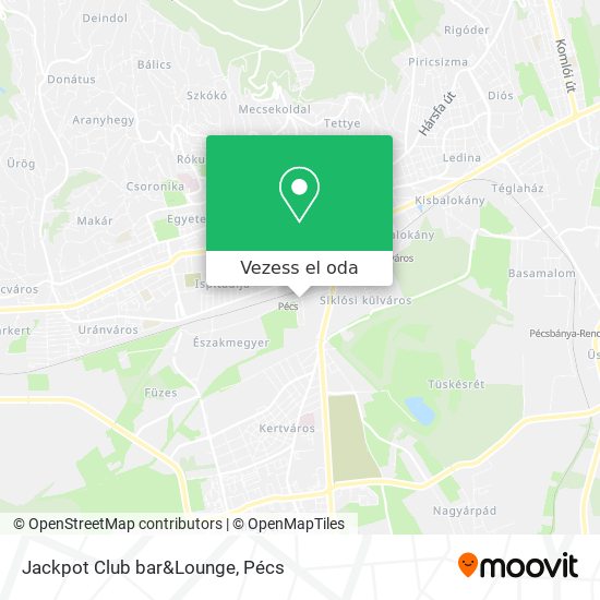 Jackpot Club bar&Lounge térkép