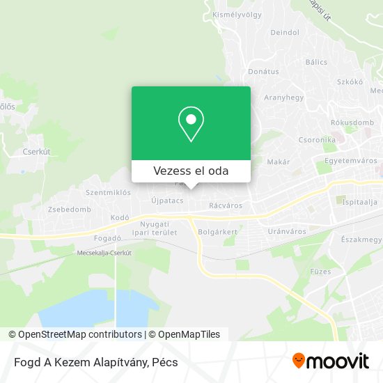 Fogd A Kezem Alapítvány térkép