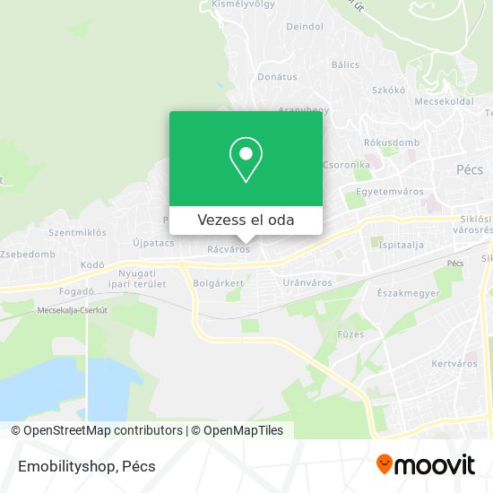 Emobilityshop térkép