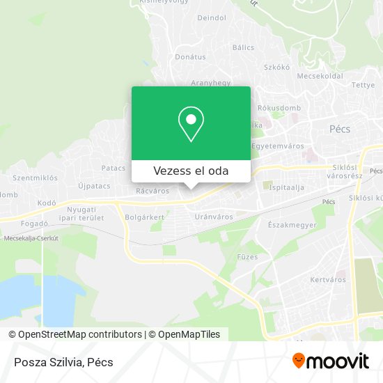 Posza Szilvia térkép