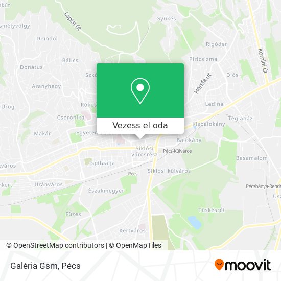 Galéria Gsm térkép