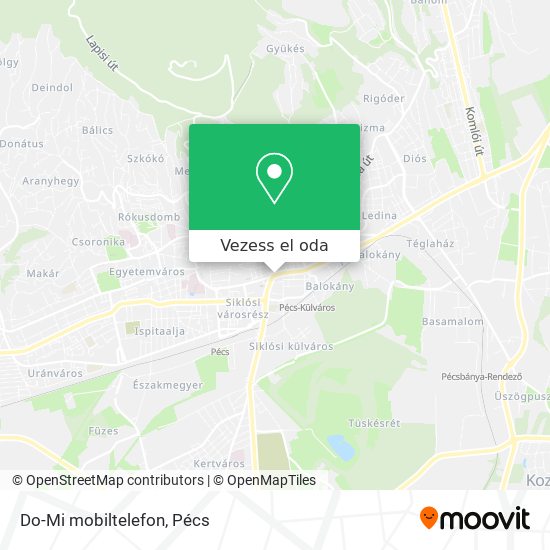 Do-Mi mobiltelefon térkép