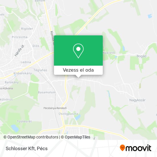 Schlosser Kft térkép