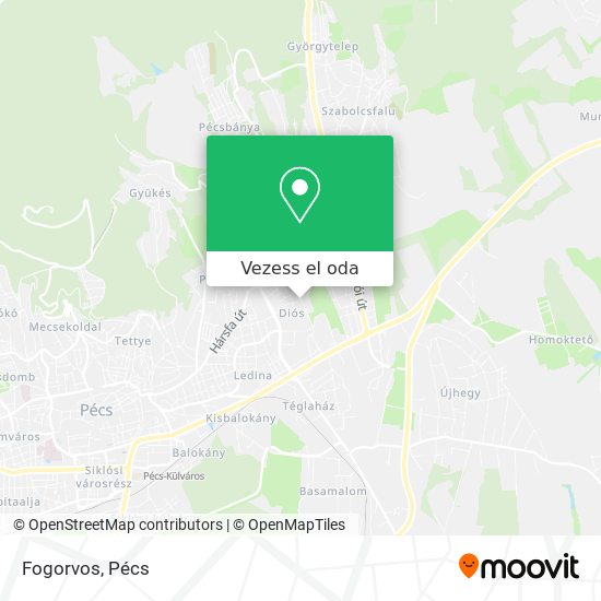 Fogorvos térkép