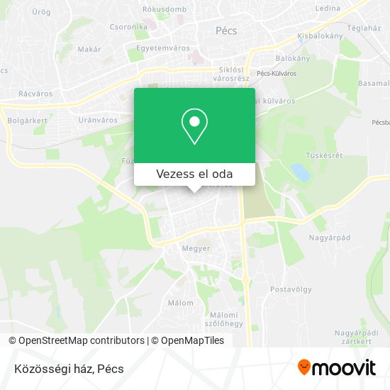 Közösségi ház térkép