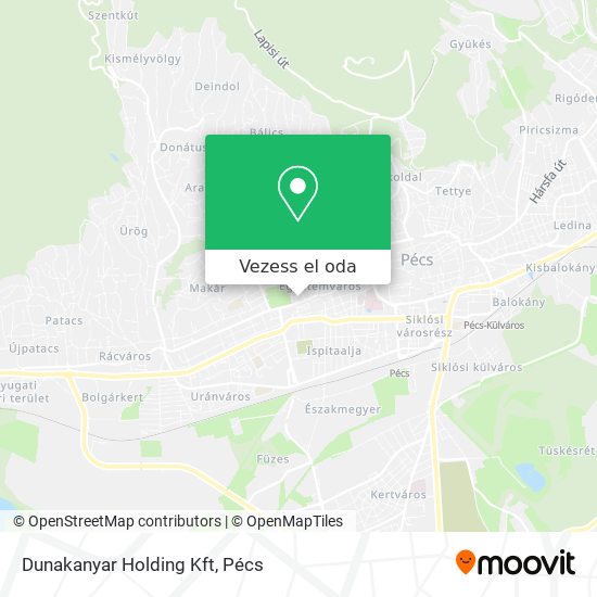 Dunakanyar Holding Kft térkép