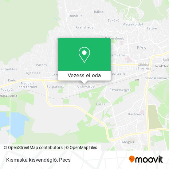 Kismiska kisvendéglő térkép