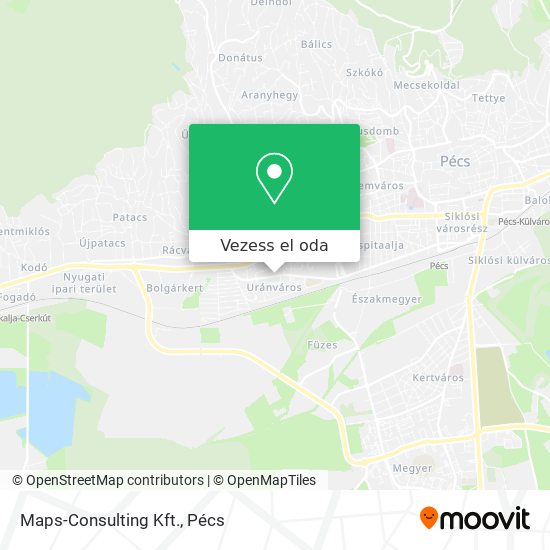 Maps-Consulting Kft. térkép