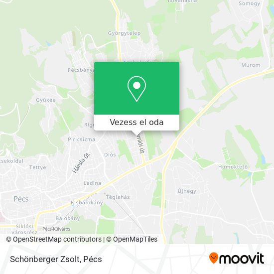 Schönberger Zsolt térkép