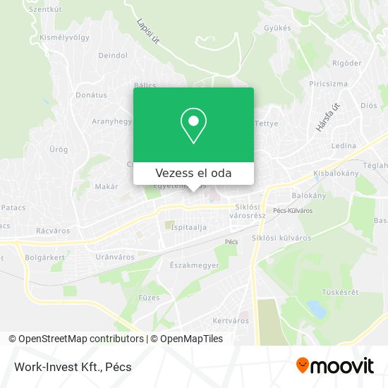 Work-Invest Kft. térkép