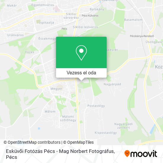 Esküvői Fotózás Pécs - Mag Norbert Fotográfus térkép