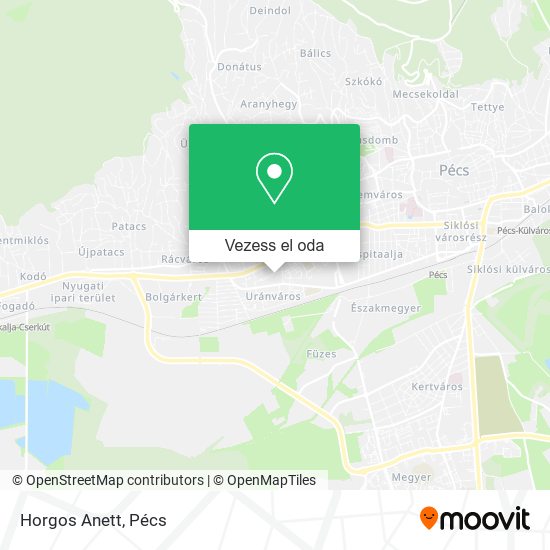 Horgos Anett térkép
