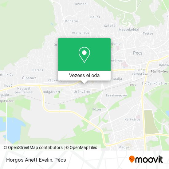 Horgos Anett Evelin térkép