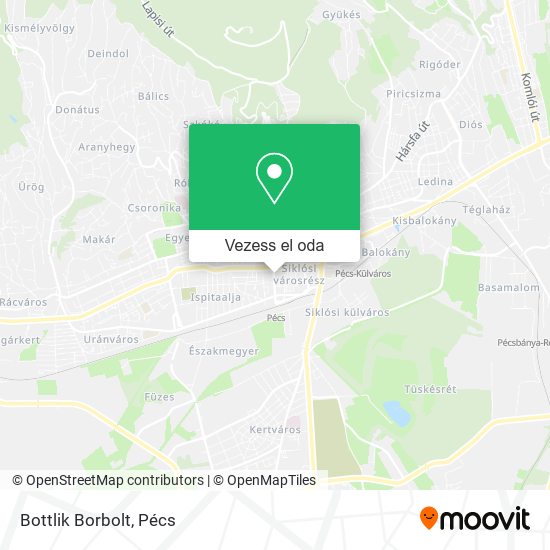 Bottlik Borbolt térkép