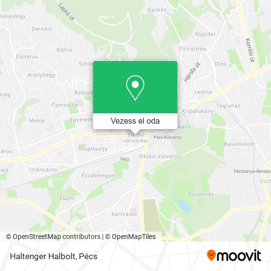 Haltenger Halbolt térkép
