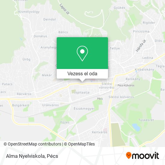 Alma Nyelviskola térkép