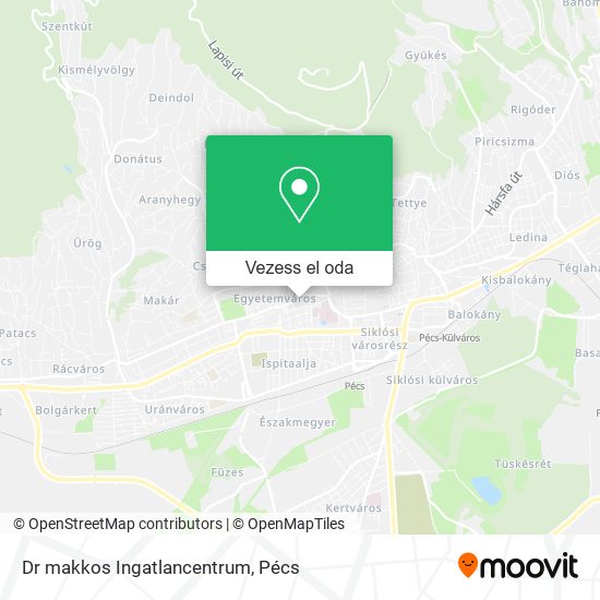 Dr makkos Ingatlancentrum térkép
