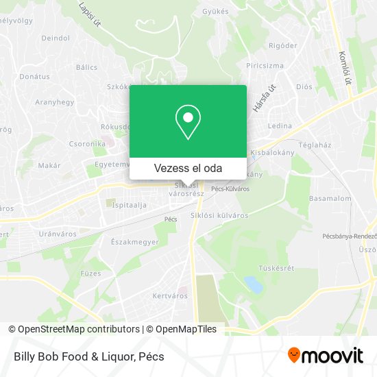 Billy Bob Food & Liquor térkép
