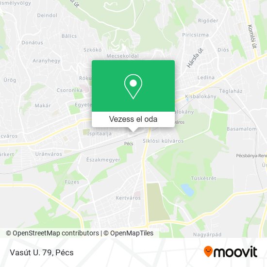Vasút U. 79 térkép