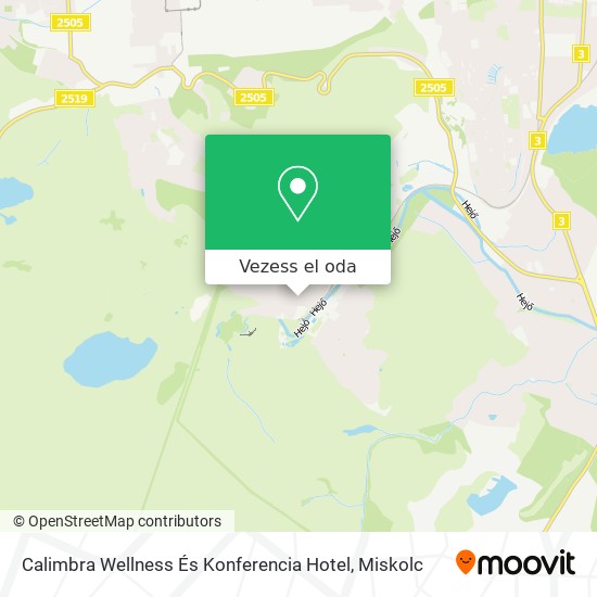 Calimbra Wellness És Konferencia Hotel térkép