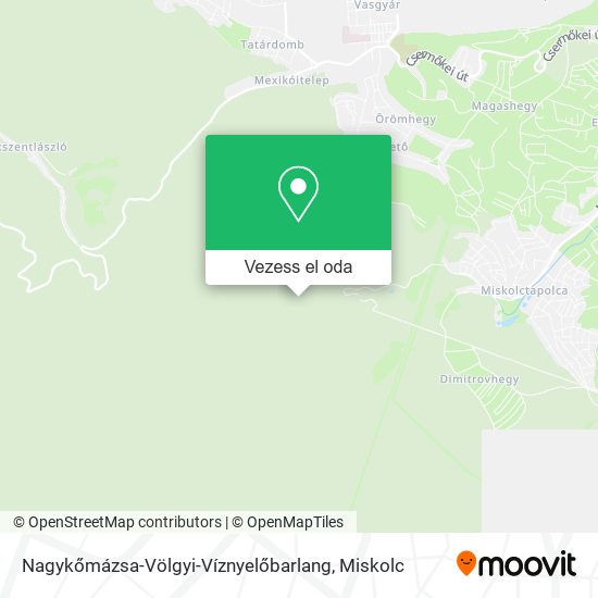 Nagykőmázsa-Völgyi-Víznyelőbarlang térkép