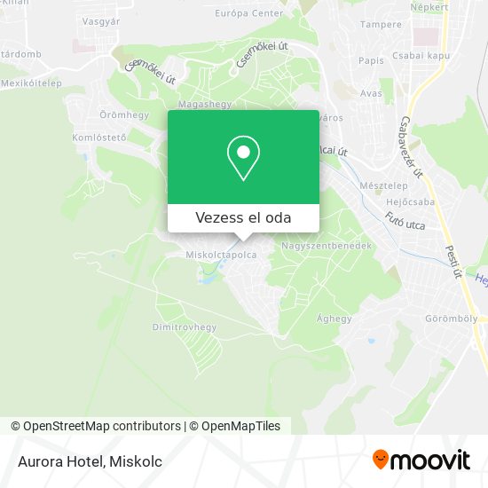 Aurora Hotel térkép