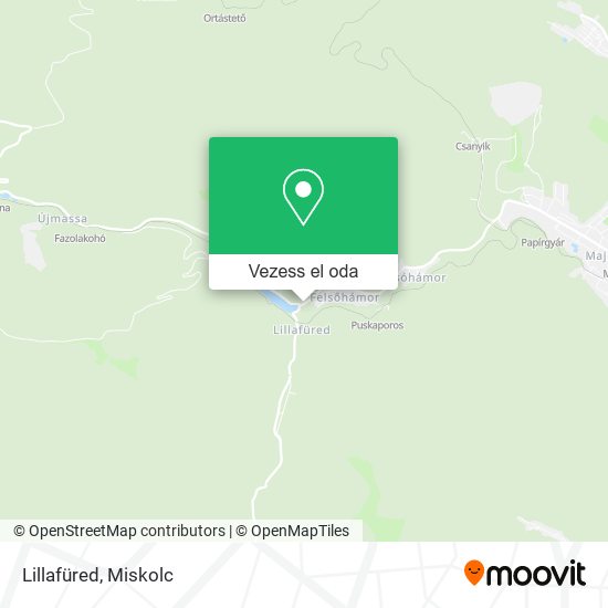 Lillafüred térkép