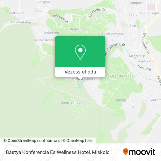 Bástya Konferencia És Wellness Hotel térkép