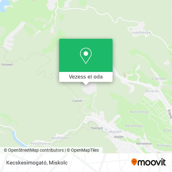 Kecskesimogató térkép