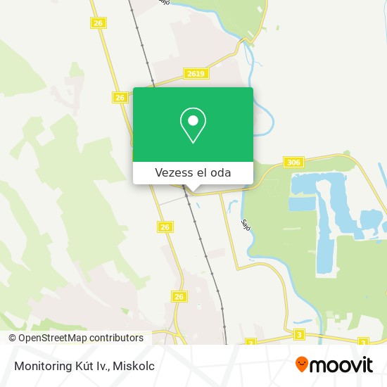 Monitoring Kút Iv. térkép