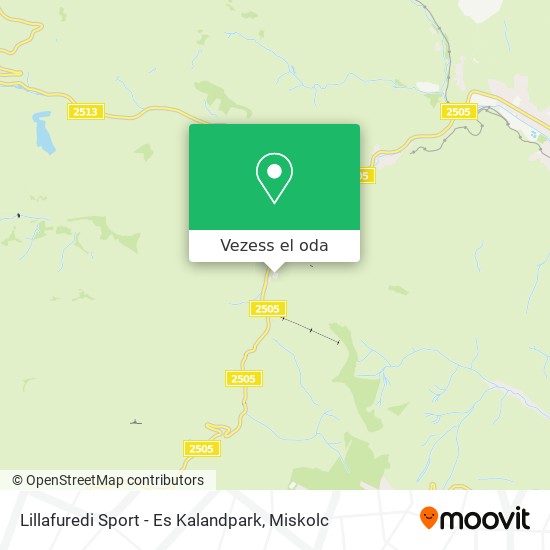 Lillafuredi Sport - Es Kalandpark térkép