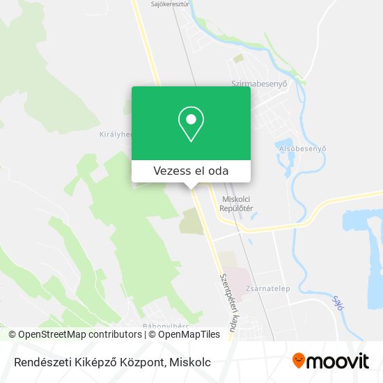 Rendészeti Kiképző Központ térkép