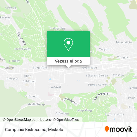 Compania Kiskocsma térkép