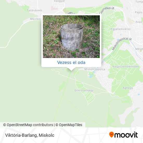 Viktória-Barlang térkép