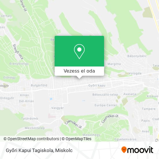 Győri Kapui Tagiskola térkép