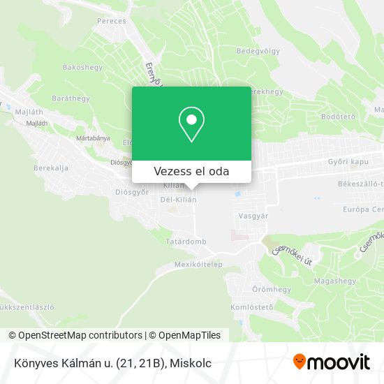 Könyves Kálmán u. (21, 21B) térkép
